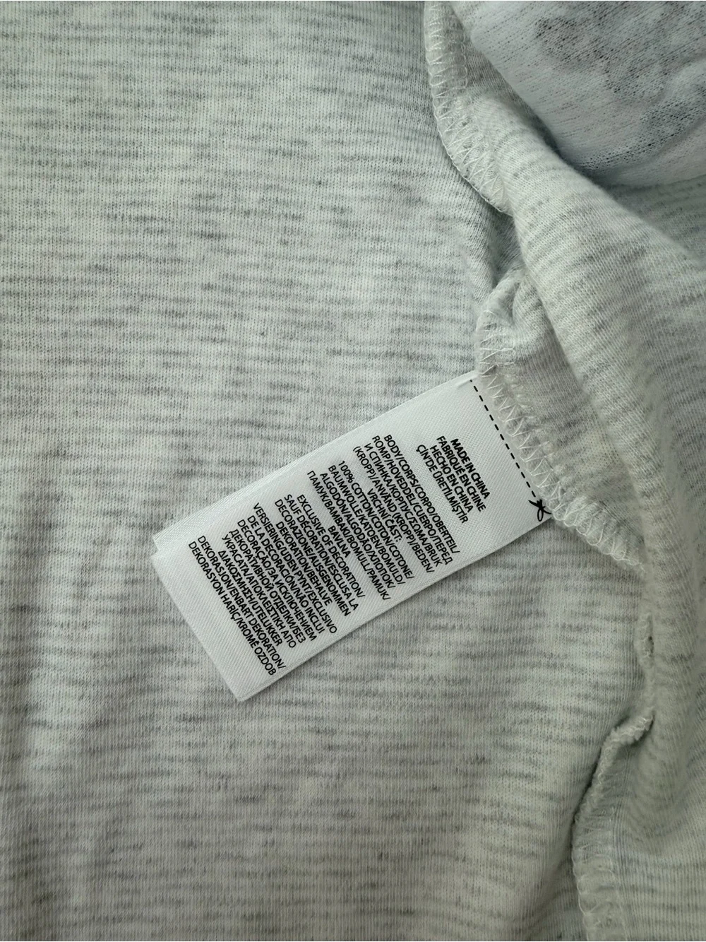 Ralph Lauren Light Gray Baby Footed One-Piece